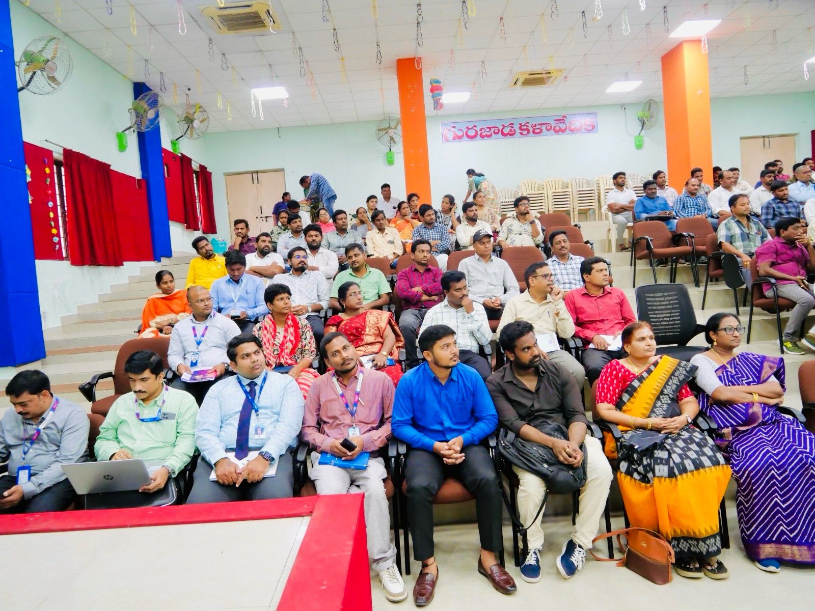 Interactive session with faculty and students at Smart Skills Workshop, JNTU-GV